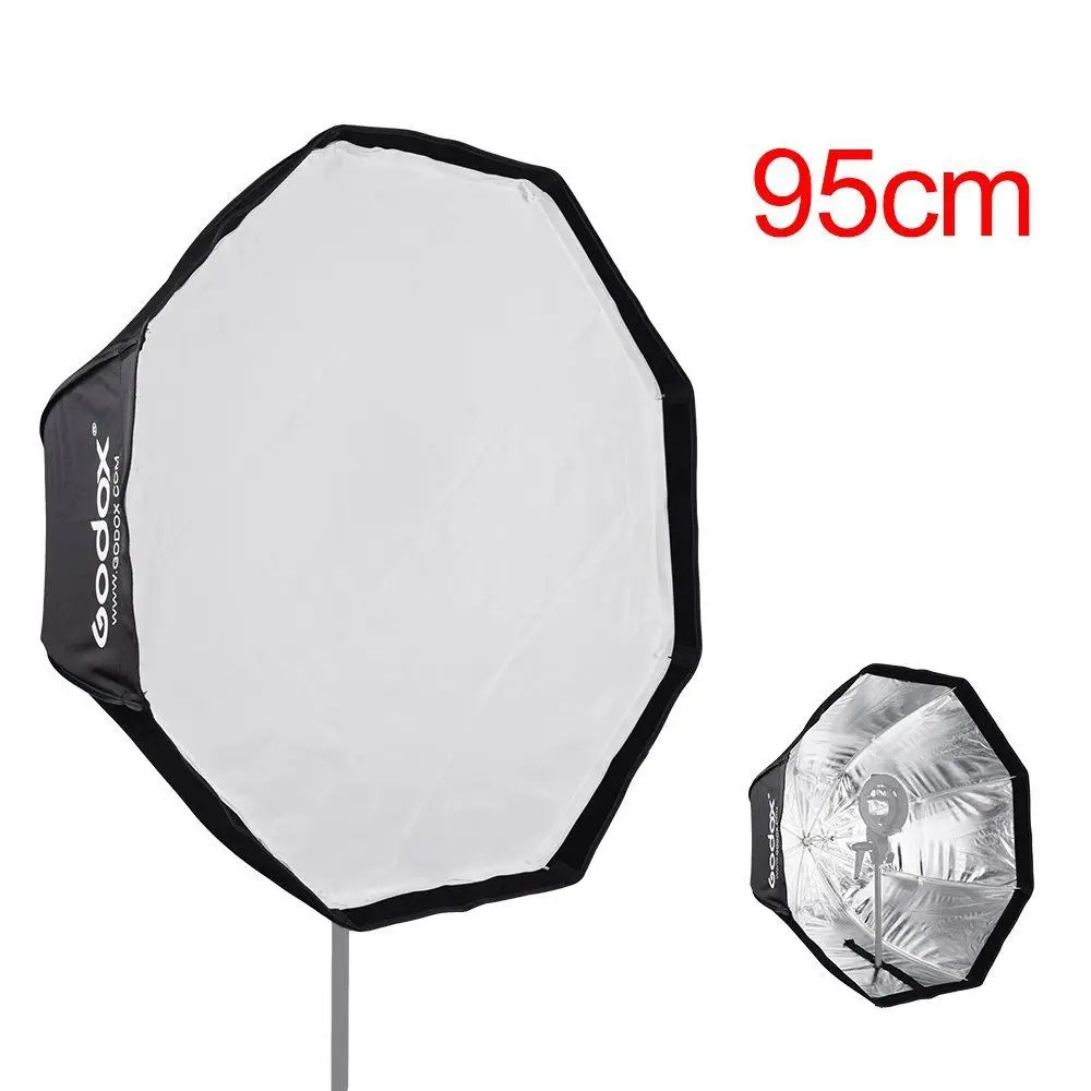 Godox фотостудия 95 см/37 &quotвосьмиугольник зонтик Мягкая коробка Brolly отражатель