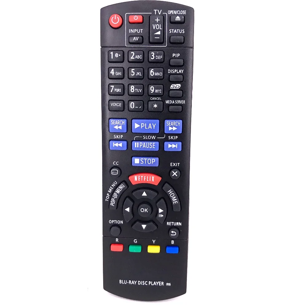 (4 шт./лот) Новый пульт дистанционного управления для Panasonic IR6 BD/TV Blu Ray player|remote