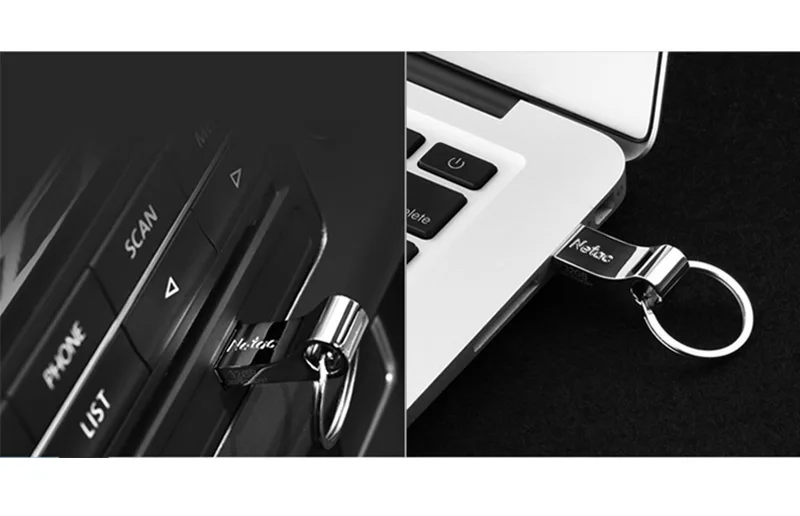 USB флеш-накопитель Netac U275 32 Гб 64 ГБ USB 2,0 компактный флеш-накопитель металлический брелок 16 ГБ флеш-накопитель карта памяти Micro USB