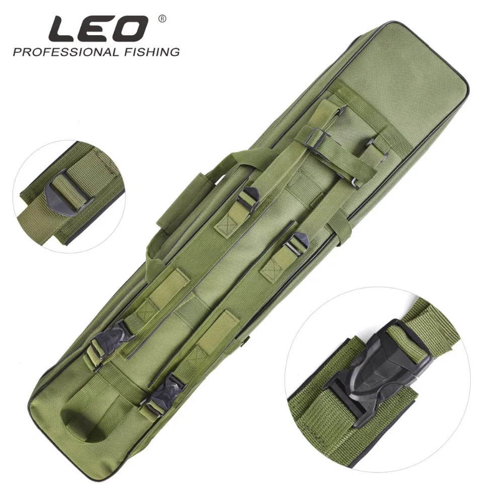 LEO 80 см/100 см 3 слоя удочка сумка для переноски рыбалки на открытом воздухе рюкзак