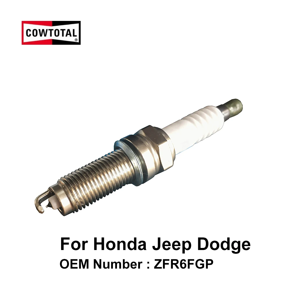 Свеча зажигания cowtote Iridium для Honda CR V Odyssey Civic Accord Prelude Stream Jeep Compass Patriot OE ZFR6FGP (упаковка