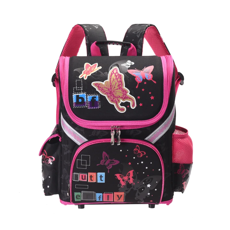 2023 new Kids hot  school Backpack butterfly cars EVA FOLDED orthopedic Children School Bags mochila infantil for boys and girls