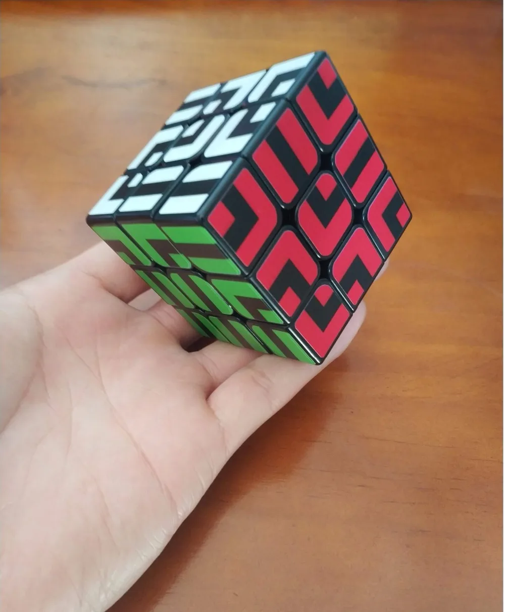 Z CUBE красочные Стикеры 3x3x3 Cube 3x3 кубатуры Скорость Профессиональный 3 плеер