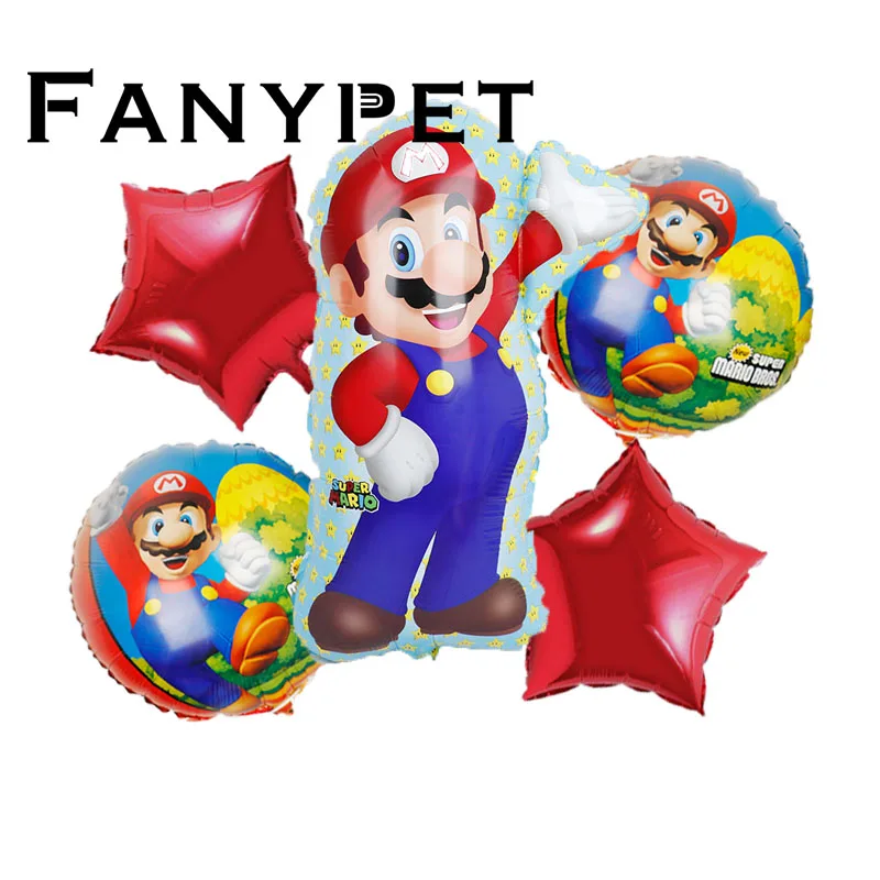 13 шт. Супер Марио 18''Balloons мальчик девочка День Рождения вечерние Братья и