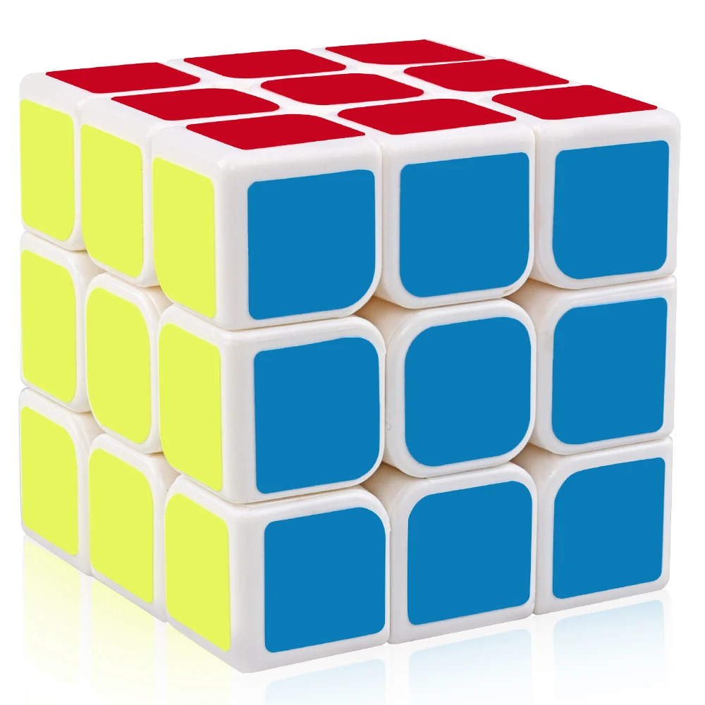 D-FantiX Yj Guanlong 3x3 скоростной куб волшебный Белый 56 мм головоломка игрушки для детей