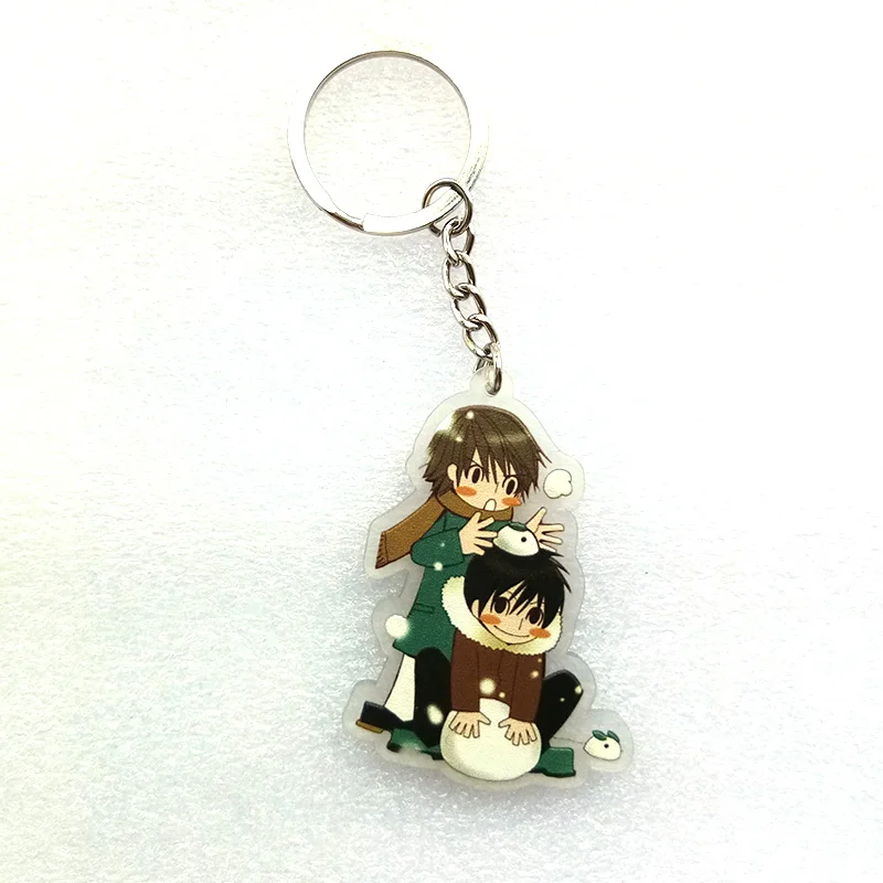 Анимация Junjou Romantica Takahashi Misaki Akihiko Sekai ichi Hatsukoi Брелки Подвески Поклонники