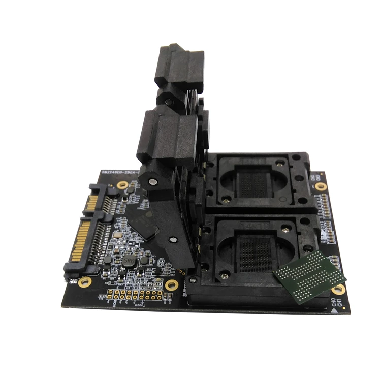 Бесплатная доставка тест на SSD NAND flash SM2246EN bga132/152 флэш память коннектор для
