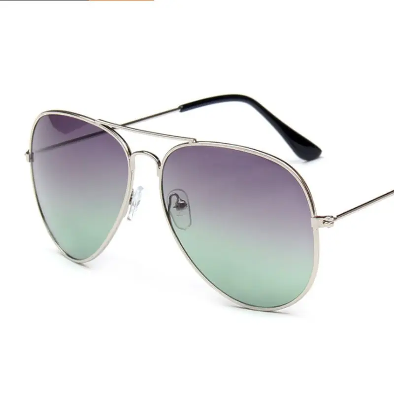 Double color Sunglasses Men Polarized Brand Classic Metal Pilot Glasses For Women Brown Lens Fashion Style UV400 Gafas De Sol | Аксессуары