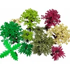 Город МОС, зеленый куст, цветок, трава, растения, листья, листья лотоса, аксессуары для конструктора, сборные игрушки MOC для друзей, городов