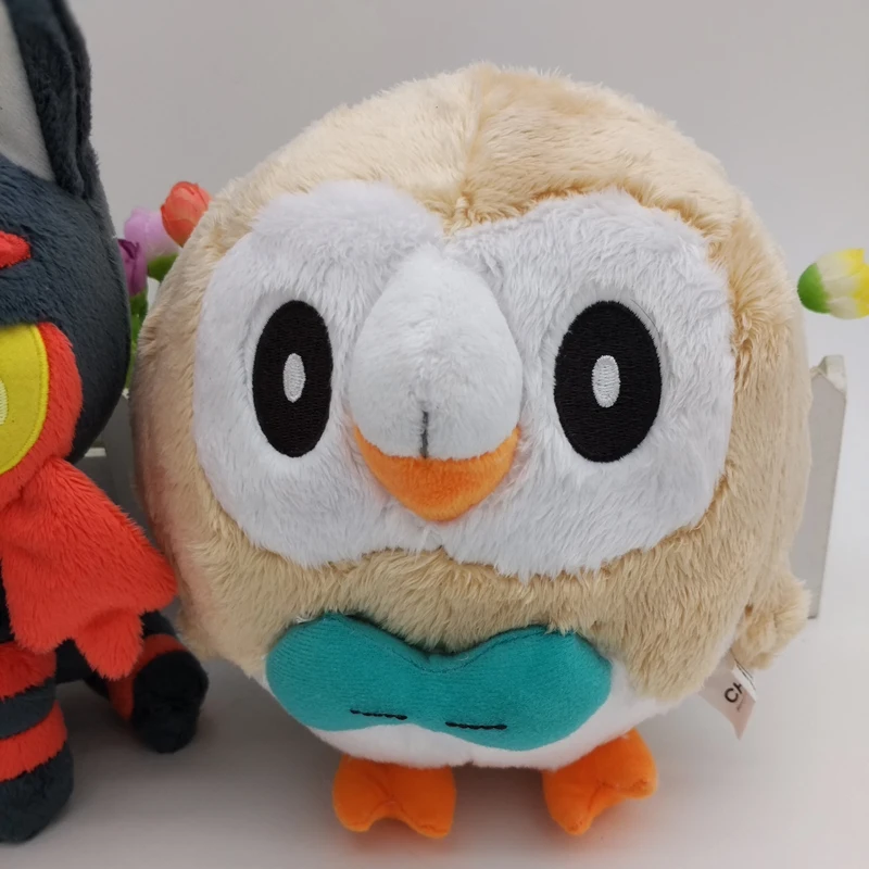 Покемон Литтен Rowlet 18 см комплект из 2-х плюшевые игрушки куклы Новое поступление