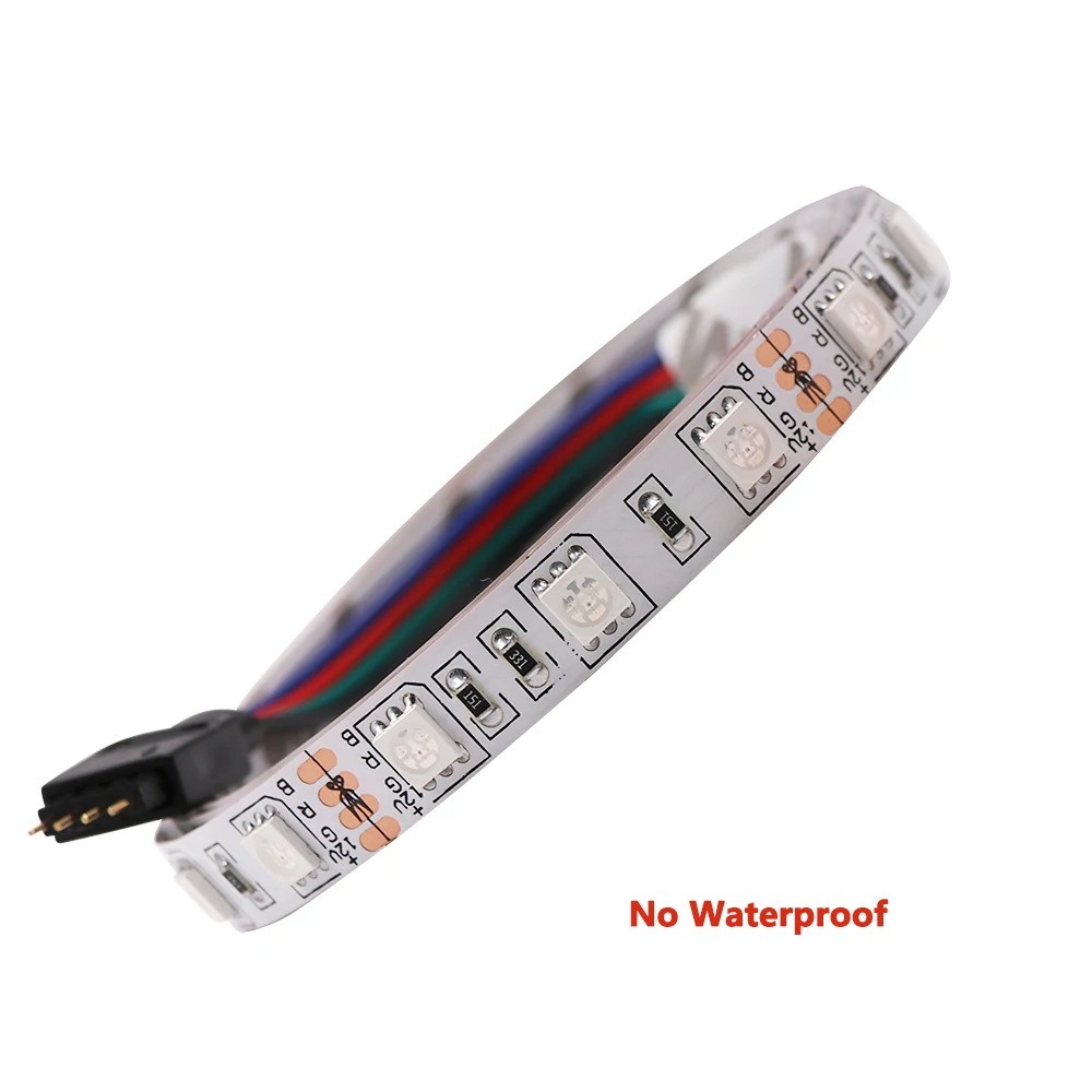 DC12V 5 м 60 светодиодный s/M 32,8фт 5050 300 Светодиодная лента светильник Холодный белый/теплый белый/красный/зеленый/синий/желтый/RGB Водонепроницаемый IP65 IP67