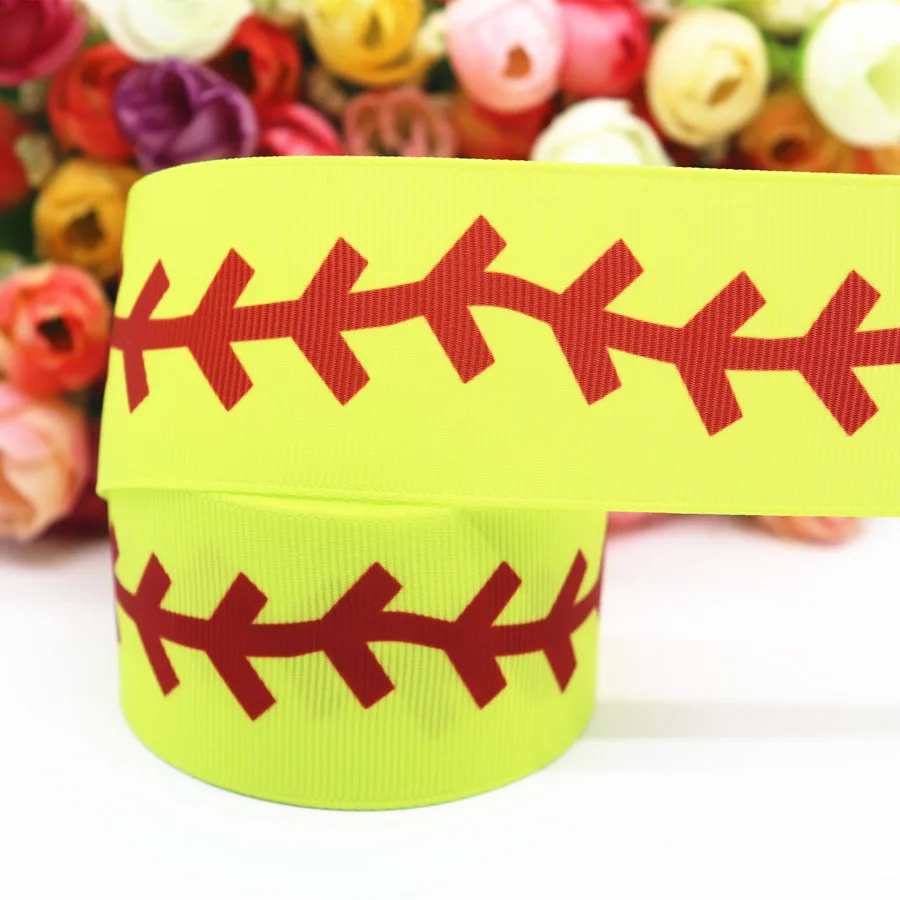 

50 Yards Printed Grosgrain Ribbon 1.5" 38MM For Hair Bows DIY Crafts Handmade Accessories M19042303