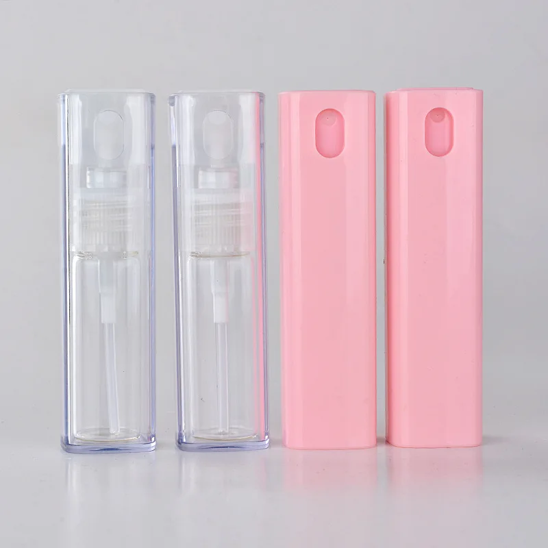 

Взрывная 10 мл ящик парфюмерная бутылка многоразового использования пластиковый корпус стеклянный спрей флакон духов 100 шт./лот