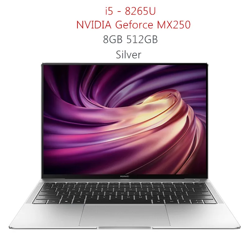 i5 MX250 Silver HUAWEI MateBook X Pro ноутбук 13,9 дюймов Linux 0S 3K FHD сенсорный экран Intel Core i5 8265U/i7 8565U 8 Гб ram 512 ГБ SSD - Цвет: i5 MX250 Silver
