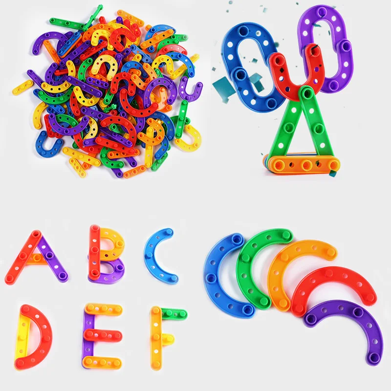 1 сумка Детские развивающие игрушки сплайсинг раннее образование строительные