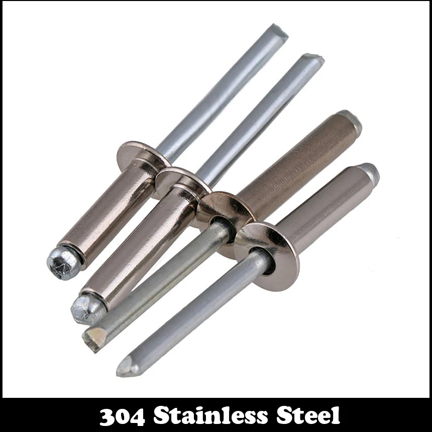 M4 M5 * 16 M4x16 8 5x8 304 нержавеющая сталь 304ss DIN7337 самозаглушающаяся заглушка для
