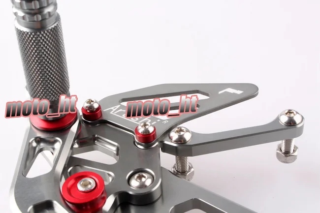 Регулируемые подножки GZYF для мотоцикла с ЧПУ Задние Yamaha YZF R1 2004 2005 2006 алюминиевый