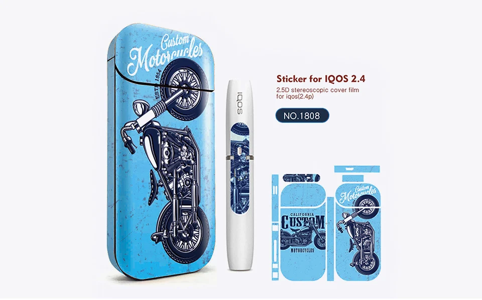 Стикер Volcanee, чехол для IQOS, Защитная Наклейка для кожи, наклейки для IQOS 2,4 Plus, электронная сигарета, коробка, мод, стикер, Vape Чехол