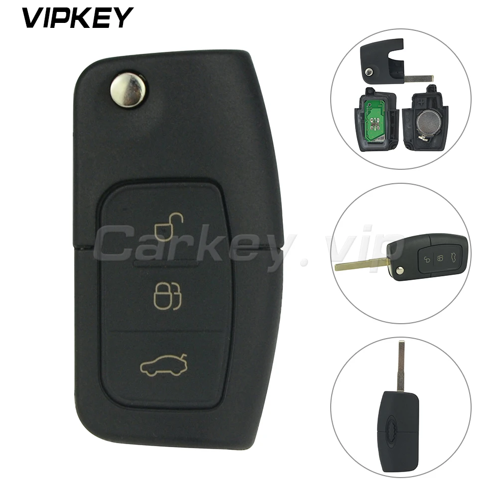 Remotekey 3M5T15K601AB складной ключ HU101 433 МГц для Ford B-Max Fiesta Focus Galaxy Kuga S-Max 2008 2009 2010 2011 без чипа