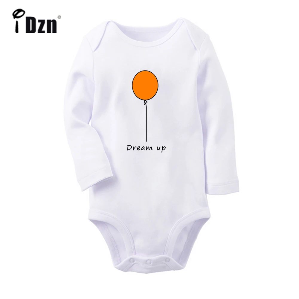 

Dream Up Ballon Design Newborn Baby Boys Girls Outfits Jumpsuit Long Sleeve Print Infant Bodysuit Clothes 100% Cotton Sets