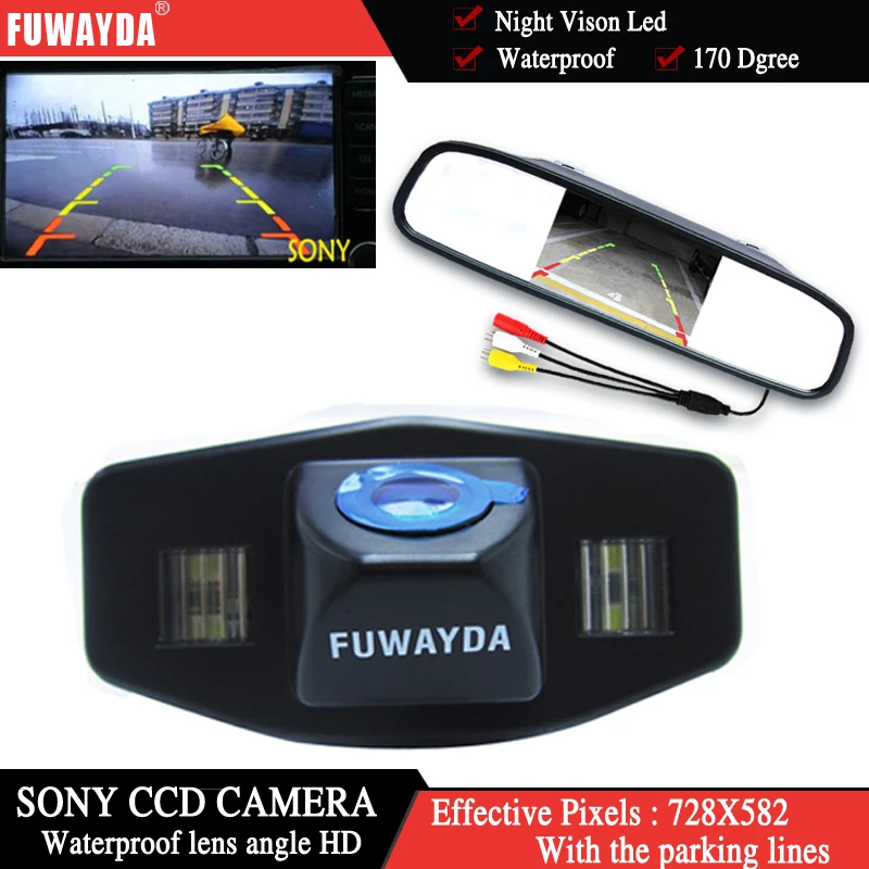Автомобильная камера заднего вида FUWAYDA резервная парковочная sony + автомобильный