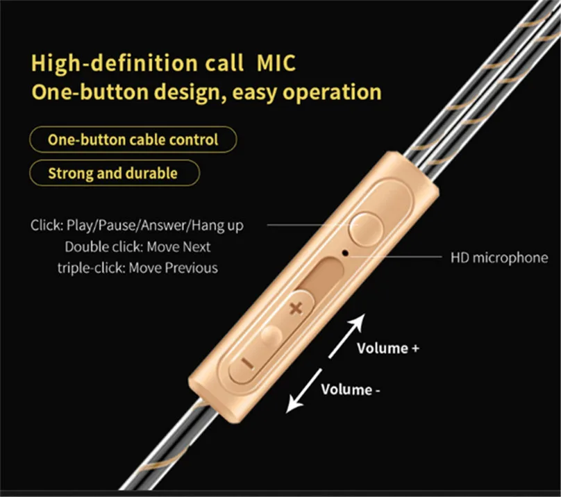 QKZ CK8 7D HiFi наушники-вкладыши Проводные двойные динамические драйвер супер бас стерео гарнитура для iphone samsung