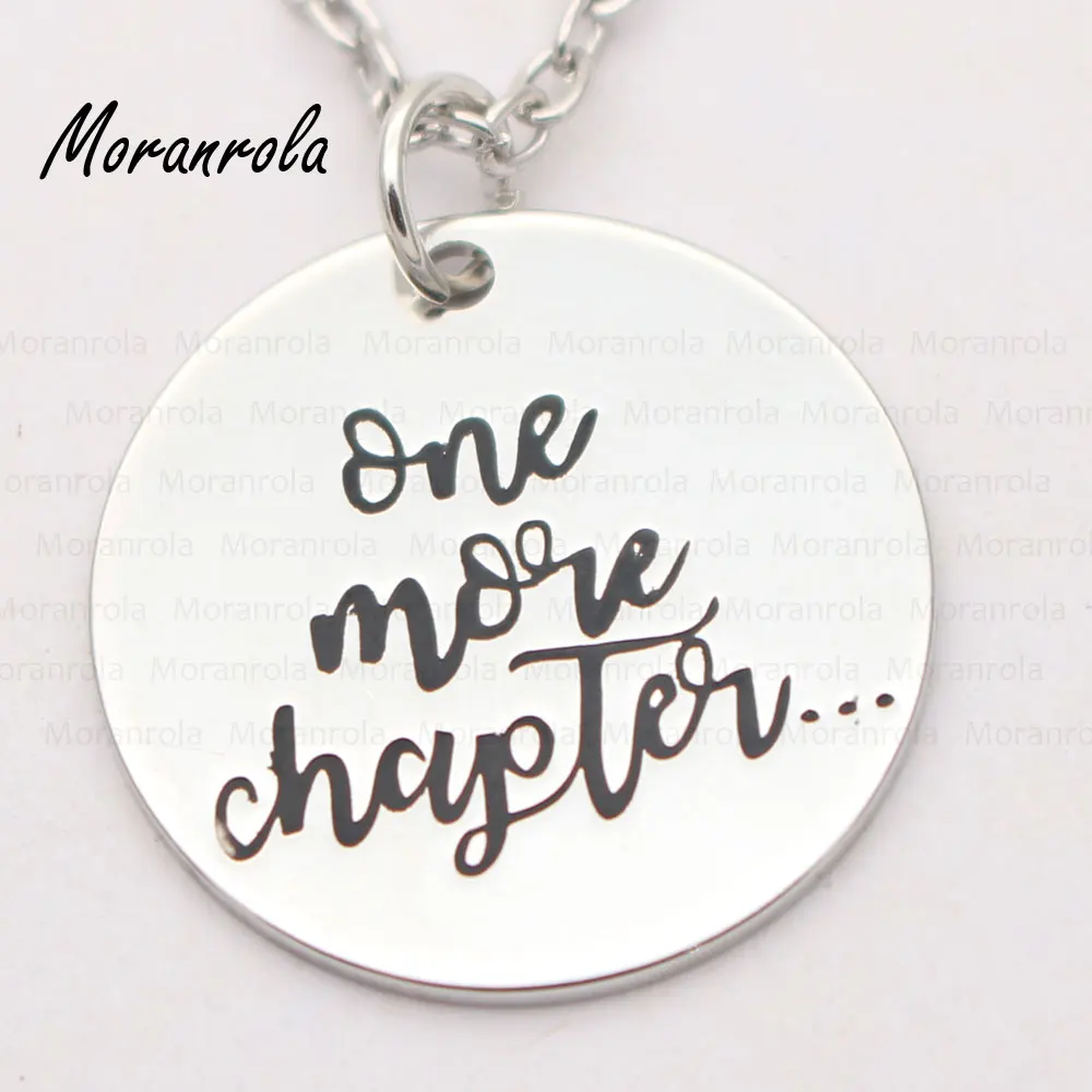 Медное ожерелье и брелок One More Chapte Новое поступление Очаровательная книга