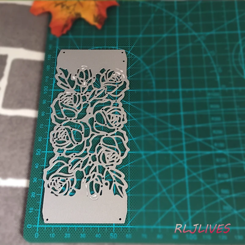 RLJLIVES розовые открытки металлические режущие штампы трафареты для DIY альбома