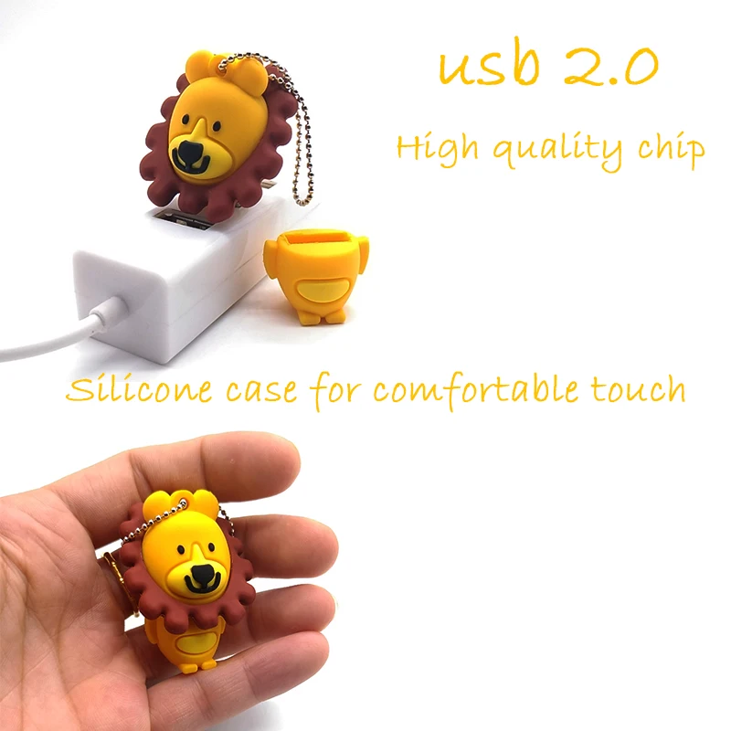 Новинка 2019 мультяшный usb флеш-накопитель 2 0 флешка милый высококачественный