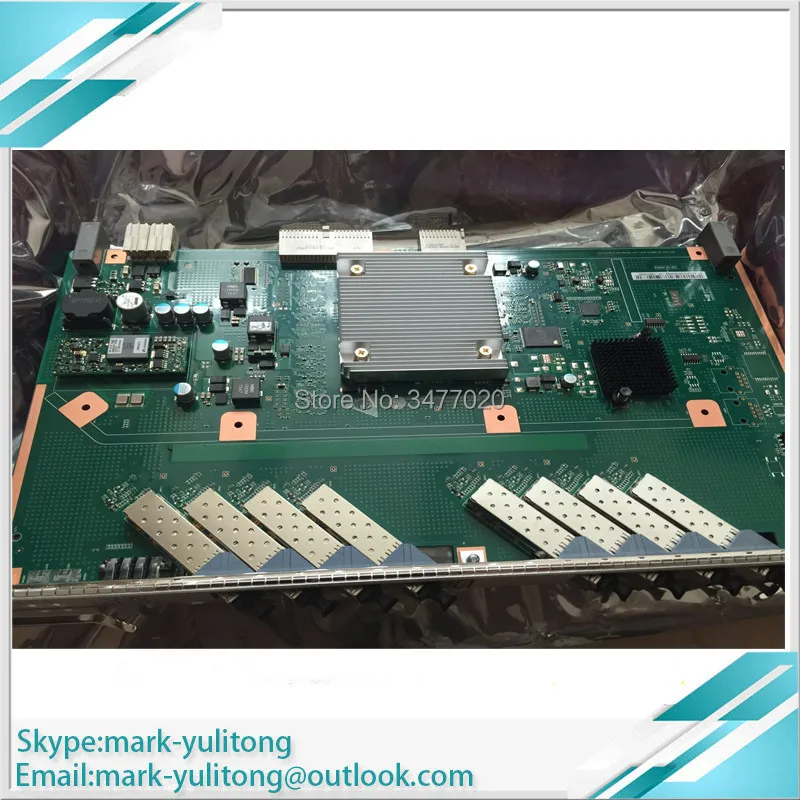 

Original NEW HUA WEI MA5680t OLT 8 ports GPON board GPBH with 8 B SFP modules