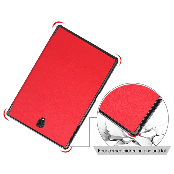 PU Чехол-подставка для samsung Galaxy Tab A 10,5 T590 T595 SM-T590 SM-T595 10," планшет+ 2 шт защита экрана