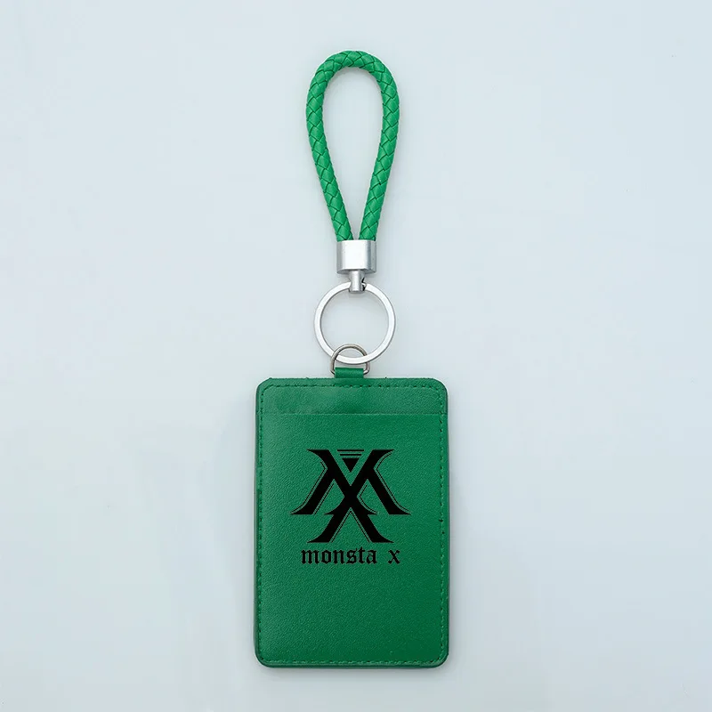 Green Youpop KPOP MONSTA X альбом значок бизнес автобус пропуск карты набор ID карты держатель Чехол JCF621 - Окраска металла: Green