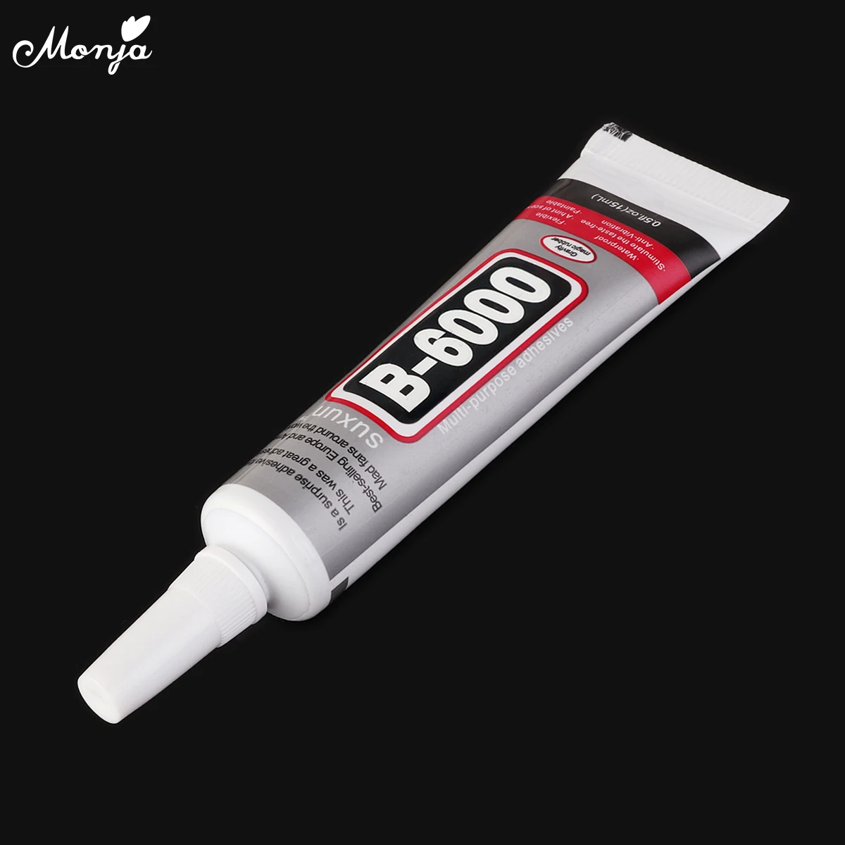 Многоцелевой гель Monja 15/25мл для наращивания ногтей, липкость B-6000, для украшений ювелирных изделий, ложных наконечников, декоративных стразов, клей для маникюра.