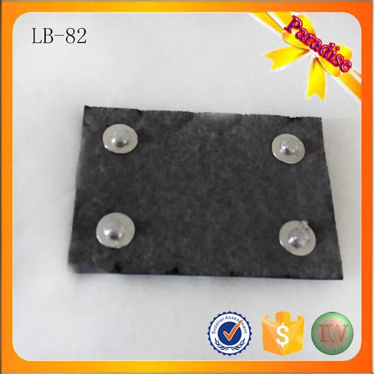 LB82 Custom famous brand real leather label with metal logo for garment | Дом и сад
