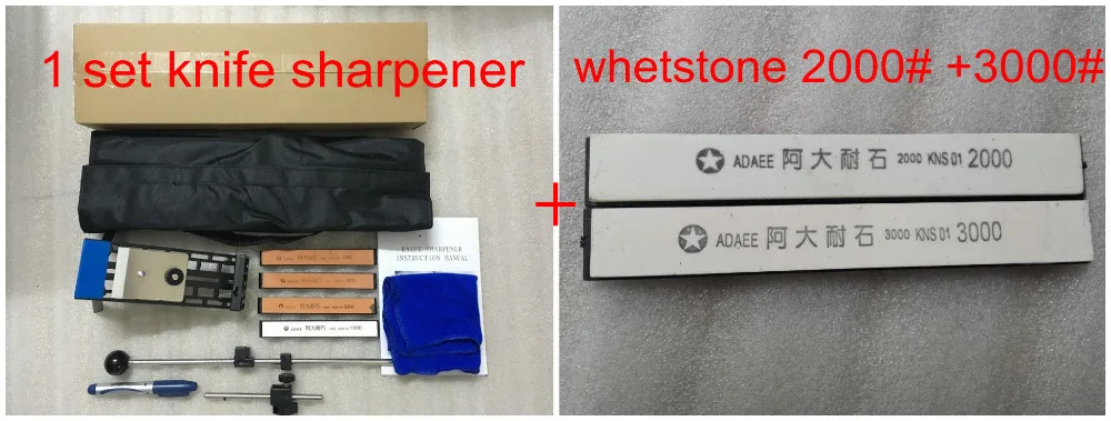 Edge pro est система Точилки для ножей Кухня Scharf инструмент Fix Winkel + whetstones 2000 #3000 #|sharpening