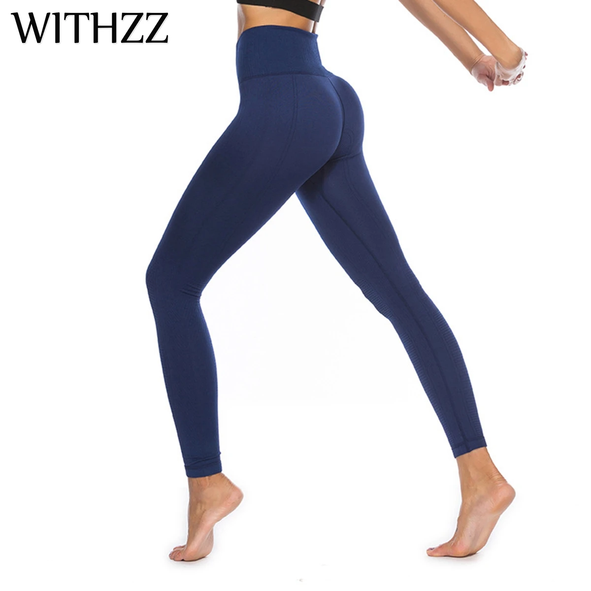 Эластичные бесшовные леггинсы WITHZZ для женщин фитнесс джеггинсы тренировок