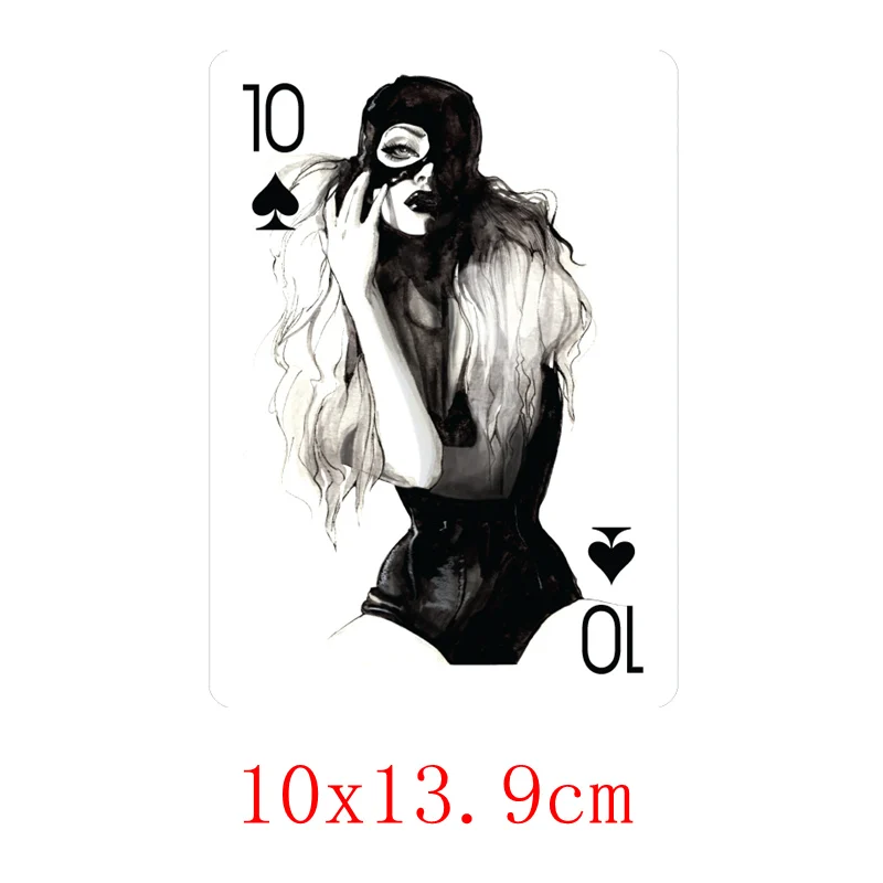 Забавные наклейки и Переводные картинки Three Ratels TRL620 #10x13 9 см Ace Of Spades | Автомобили