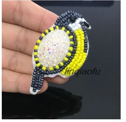 Clothes decoration DIY accessories insect bee spider ladybug cocktail fashion handmade beaded cloth stickers | Дом и сад