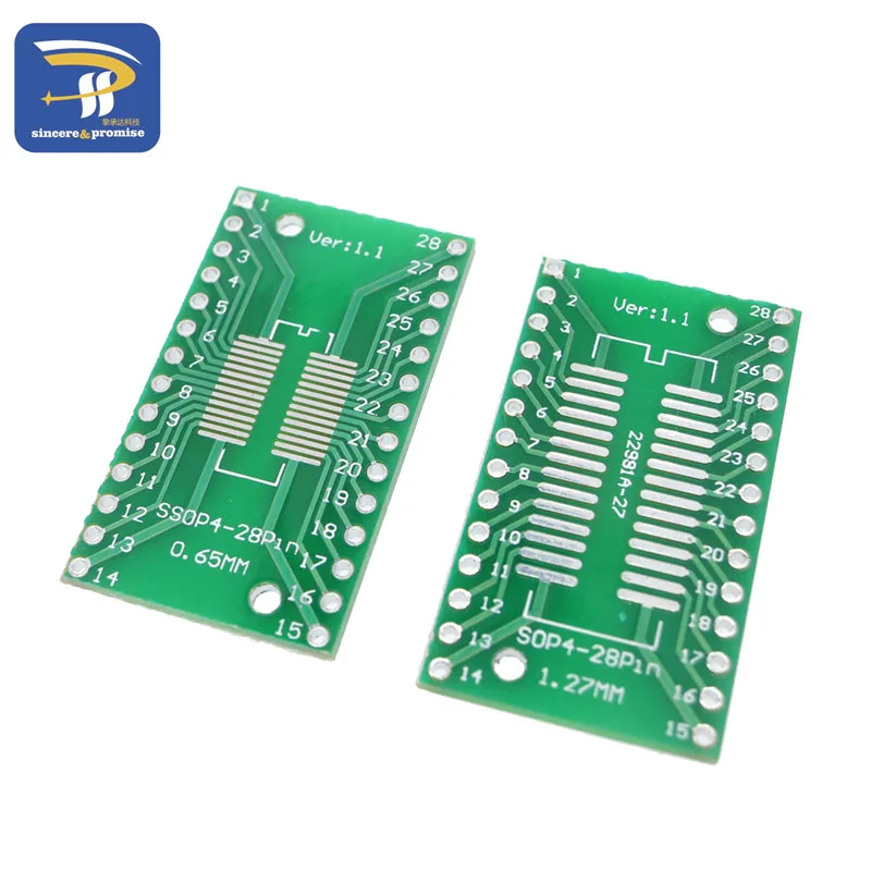 10 шт./лот SO/SSOP/SOIC/MSOP TSSOP28 / поворотный DIP28 1 27 мм/0 65 мм Поворотный 2 54 IC адаптер