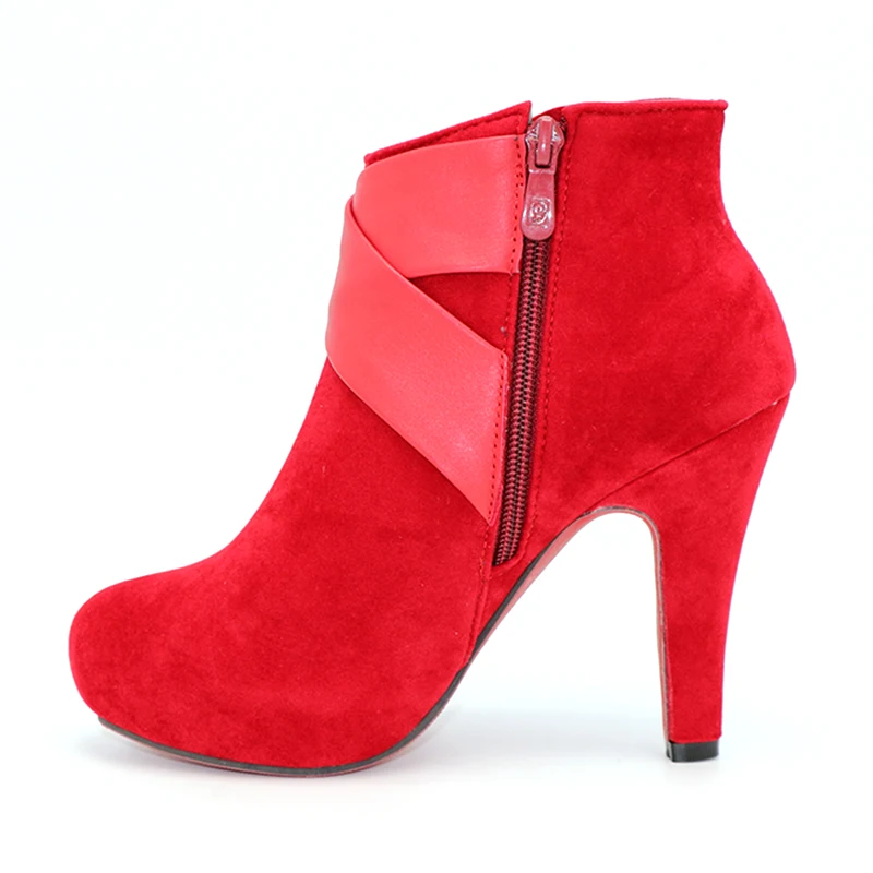 TAOFFEN/женские ботильоны женские модные короткие ботинки зимняя обувь botas на