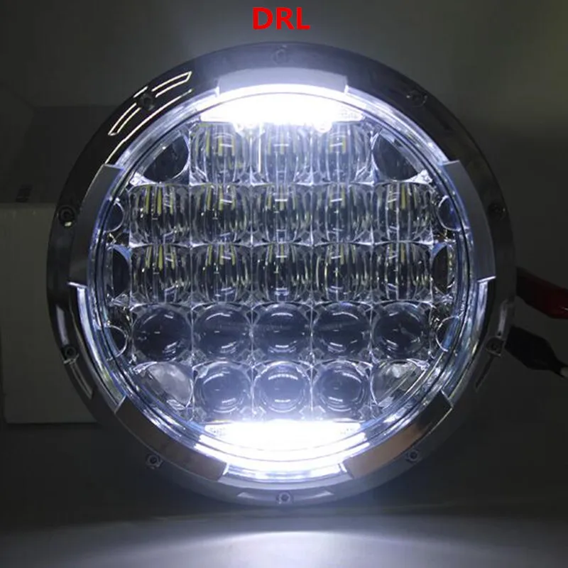 75 Вт 5D led рабочий свет DRL дальнего ближнего света 7 дюймов мотоцикл Проектор фары