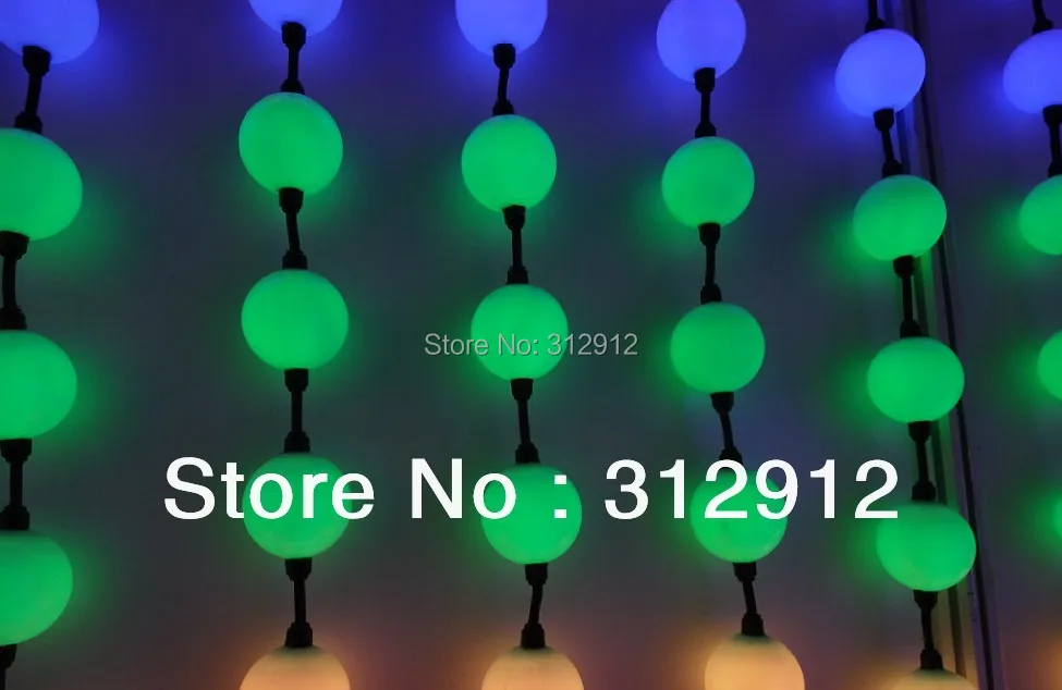 40 шт. 50 мм WS2811 полноцветные молочные шарики Водонепроницаемые вход 12 В