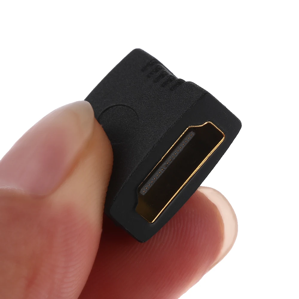 2 шт. черный HDMI совместимый удлинитель мама соединитель адаптера F/F подходит для