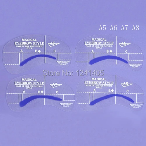 4 шт./компл. стилей Уход за лошадьми трафарета комплект Make Up Макияж Формирование DIY