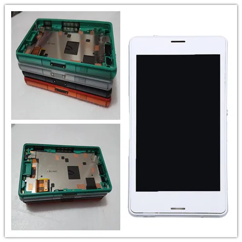 Сменный сенсорный ЖК дисплей для Sony Xperia Z3 Compact D5803 D5833 дигитайзер + рамка z3 mini|display