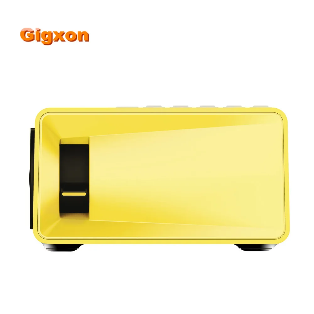 Gigxon-LED ЖК-дисплей Поддержка Full HD мини Портативный светодиодный проектор с USB/SD/AV/HDMI
