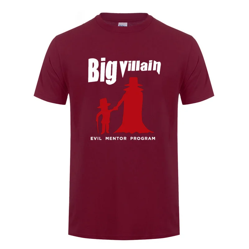 Футболка с надписью Big Villain Evil Mentor Program The Monarch для мужчин забавная хлопковая