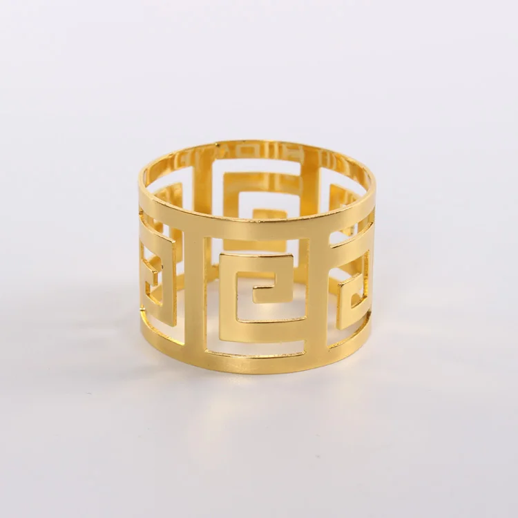 6 шт./лот Западный китайский Континентальный полый узор пряжка кольцо для