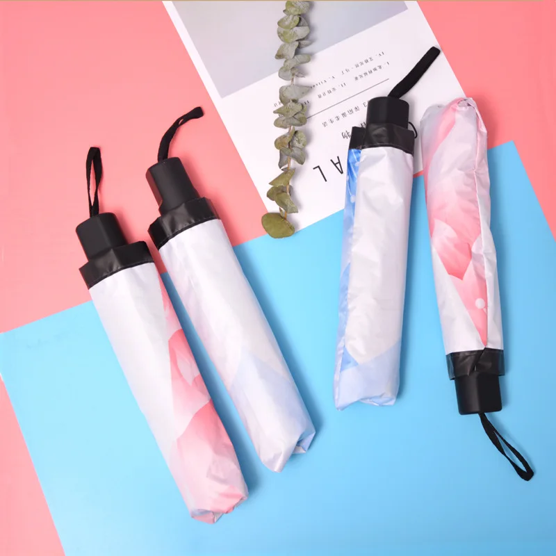 Зонт мужской и женский большой складной зонт от солнца защита ультрафиолетовая