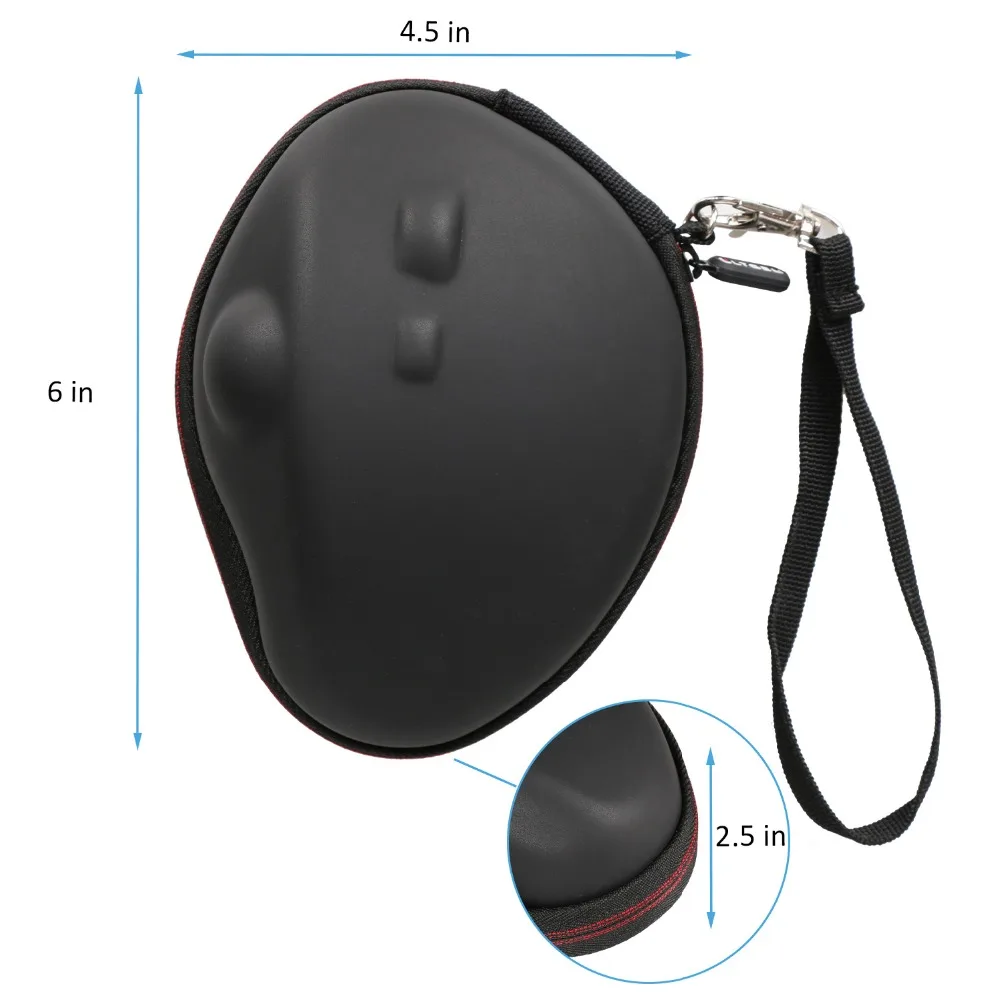 Жесткий Дорожный Чехол LTGEM EVA для Logitech MX ERGO Advanced беспроводной трекбол